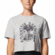 Mountain Hardwear Alpine Flowers Short Sleeve Tee - Womens, Hardwear Grey Heather, Small, 2025241057-H-S