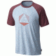 Mountain Hardwear Ascend Blocked Short Sleeve T-Heather Grey Goose-Medium