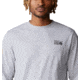Mountain Hardwear Box Logo Long Sleeve Shirt - Mens, Hardwear Grey Heather, XL, 190423060030