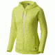 Mountain Hardwear Burned Out Full Zip Hoody - Women's, Sticky Note, Extra Small, 1708711717-XS