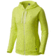 Mountain Hardwear Burned Out Full Zip Hoody - Women's-Sticky Note-X-Small, OL0369717-XS