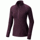 Mountain Hardwear Butterlicious Long Sleeve 1/2 Zip - Women's, Dark Tannin, M 1616101509-M