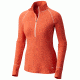 Mountain Hardwear Butterlicious Long Sleeve 1/2 Zip - Women's, Bright Ember, L 1616101868-L