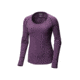 Mountain Hardwear Butterlicious Stripe Long Sleeve Crew, Cosmos Purple, XL, 1700421502-XL