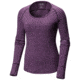 Mountain Hardwear Butterlicious Stripe Long Sleeve Crew Technical Shirts - Womens, Cosmos Purple, Medium, 1700421502-M