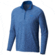 Mountain Hardwear Butterman Half-Zip Shirt - Mens, Heather Nightfall Blue, Small, 1825521449-S