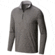 Mountain Hardwear Butterman Half-Zip Shirt - Mens, Heather Shark, Extra Large, 1825521014-XL