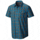 Canyon Plaid Short Sleeve Shirt - Mens-Dark Forest-X-Large