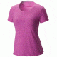 CoolHiker 2 Short Sleeve T - Womens-Foxglove-Large