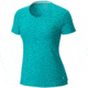 CoolHiker 2 Short Sleeve T - Womens-Glacier Green-Small