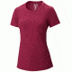 Mountain Hardwear CoolHiker Short Sleeve T - Women's-Red Plum-Large