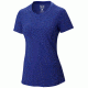 Mountain Hardwear CoolHiker Short Sleeve T - Womens-Nectar Blue-Small