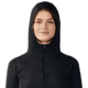 Mountain Hardwear Crater Lake Half Zip Crop Hoody - Womens, 010, M, 2068771-010-M