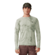 Mountain Hardwear Crater Lake Long Sleeve Crew Top - Mens, White Sage Nebula Print, 2XL, 1982421341-XXL