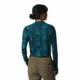Mountain Hardwear Crater Lake Long Sleeve Crop Top - Womens, Palisades Geos Print, Medium, 1986771351-Pt-M