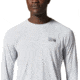 Mountain Hardwear Crater Lake Long Sleeve Tops - Men's, Glacial, S, 1982421-097-S
