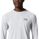 Mountain Hardwear Crater Lake Long Sleeve - Mens, Glacial, 2XL, 1982421097-XXL