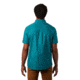 Mountain Hardwear Crystal Valley Short Sleeve Shirt - Mens, Vivid Teal, Large, 1879071345-L