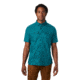 Mountain Hardwear Crystal Valley Short Sleeve Shirt - Mens, Vivid Teal, Large, 1879071345-L