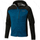 Desna Grid Hooded Jacket - Mens-Phoenix Blue/Shark-Large
