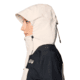 Mountain Hardwear Dry Times Hooded Jacket - Womens, Talc, Black, XL, 190423045792