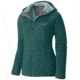 Dual Fleece Hooded Jacket - Womens-Teal Green-X-Small