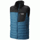 Mountain Hardwear Dynotherm Down Vest - Men's-Phoenix Blue/Black-Small