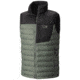 Mountain Hardwear Dynotherm Down Vest - Men's-Thunderhead Grey/Black-Medium
