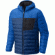 Mountain Hardwear Dynotherm Hooded Down Jacket - Men's-Nightfall Blue-Large