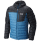 Mountain Hardwear Dynotherm Hooded Down Jacket - Men's-Phoenix Blue/Black-Large