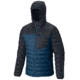 Mountain Hardwear Dynotherm Hooded Down Jacket - Mens-Phoenix Blue/Hardwear Navy-Large