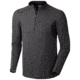 Mountain Hardwear Elmoro Long Sleeve Zip T - Men's-Shark/Black-Medium