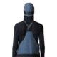 Mountain Hardwear First Tracks Bib - Mens, Montauk Blue/Black, Large/Long, 2091991430-L-L