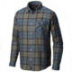 Mountain Hardwear Franklin Long Sleeve Shirt Everyday Flannel - Mens, Machine Blue, Medium, 1617431469-M