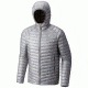 Mountain Hardwear Ghost Whisperer Hooded Down Jacket - Men's, Grey Ice, XL, 1560921064-XL