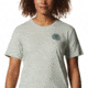 Mountain Hardwear Kea Earth Short Sleeve Tee - Womens, Cactus White, Extra Small, 2025251384-Cactus White-XS