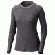 Mountain Hardwear Kinetic Long Sleeve Crew - Women's, Shark, L 1768571011-L