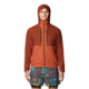 Mountain Hardwear Kor AirShell Hybrid Hooded Jacket - Men's, Iron Oxide, Raw Carnelian, S, 190423029419