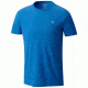 Mountain Hardwear Logo Graphic Short Sleeve T-Shirt - Men's, Heather Altitude Blue, L 1764091439-L