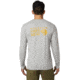 Mountain Hardwear Logo Long Sleeve T - Men's, Heather Grey, Medium, OM8358105-M