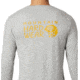 Mountain Hardwear Logo Long Sleeve T - Men's, Heather Grey, Medium, OM8358105-M