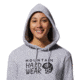 Mountain Hardwear Logo Pullover Hoody - Womens, Hardwear Grey H, Small, 2016791057-HS