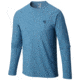 Mountain Hardwear MHW Logo Graphic Long Sleeve T - Mens-Heather Bluesteel-Small