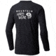 Mountain Hardwear MHW Logo Long Sleeve T - Mens, Black, Extra Large, 1817791010-XL