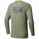 Mountain Hardwear MHW Logo Long Sleeve T - Mens, Heather Green Fade, Small, 1817791394-S