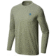 Mountain Hardwear MHW Logo Long Sleeve T - Mens, Heather Green Fade, Small, 1817791394-S