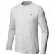 Mountain Hardwear MHW Logo Long Sleeve T - Mens, Heather Grey Ice, Small, 1817791064-S