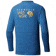 Mountain Hardwear MHW Logo Long Sleeve T - Mens, Heather Nightfall Blue, Small, 1817791489-S