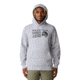 Mountain Hardwear MHW Logo PO Hoody - Men's, Hardwear Grey Heather, L, 2100581-057-L