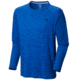 Mountain Hardwear MHW Logo Tee Long Sleeve - Men's-Azul-Large